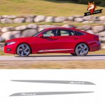 Car Vinyl Side Stripe Skirt Sticker Decals Wraps Body Graphics Car Styling Gloss Auto Side Car Sticker For Honda Accord